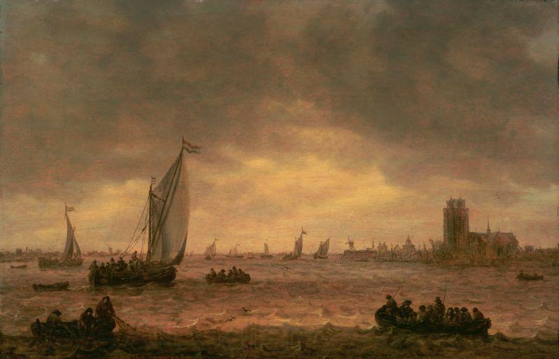 Jan van Goyen Mouth of the Meuse Spain oil painting art